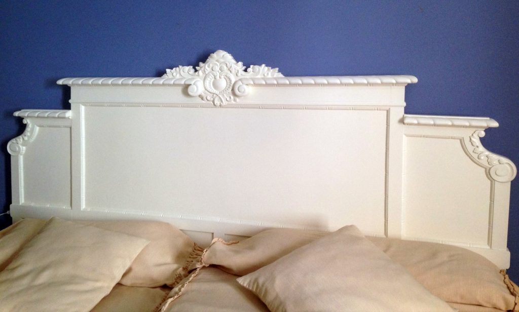 Cabecero lacado blanco